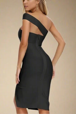 Gianna Bandage Dress - Classic Black -Bodycon Collection Shop gianna bandage dress classic black bodycon collection usa aus 41687719739610