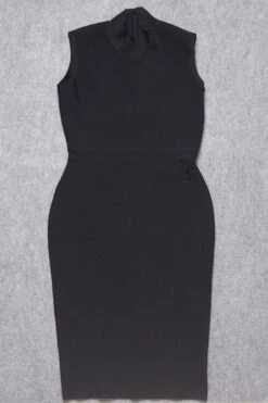 Grace Bandage Midi Dress - Classic Black -Bodycon Collection Shop grace bandage midi dress classic black bodycon collection usa aus 28518610272335