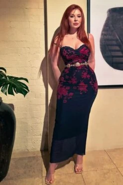 Harmony Bodycon Midi Dress - Classic Black 17 Harmony Bodycon Midi Dress - Classic Black -Bodycon Collection Shop harmony bodycon midi dress classic black bodycon collection usa aus 1156882753