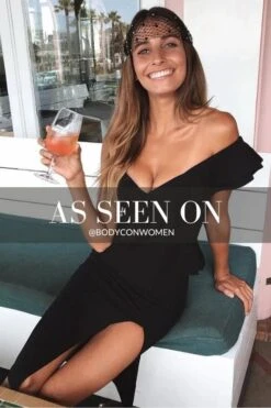 Hayley Bodycon Dress - Classic Black -Bodycon Collection Shop hayley bodycon dress classic black bodycon collection usa aus 40544379928794