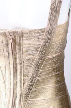 Heidi Bandage Midi Dress - Gold -Bodycon Collection Shop heidi bandage midi dress gold bodycon collection usa aus 1170550777