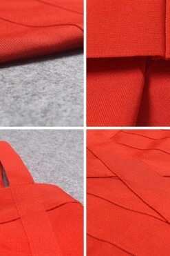 Heidi Bandage Midi Dress - Lipstick Red -Bodycon Collection Shop heidi bandage midi dress lipstick red bodycon collection usa aus 28524832456783