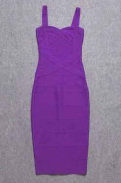 Heidi Bandage Midi Dress - Plum Purple -Bodycon Collection Shop heidi bandage midi dress plum purple bodycon collection usa aus 40544010961114