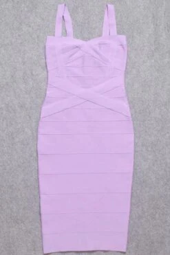Heidi Bandage Midi Dress - Violet Purple -Bodycon Collection Shop heidi bandage midi dress violet bodycon collection usa aus 28526190854223