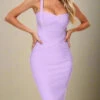 Heidi Bandage Midi Dress - Violet Purple -Bodycon Collection Shop heidi bandage midi dress violet purple bodycon collection usa aus 41832488927450
