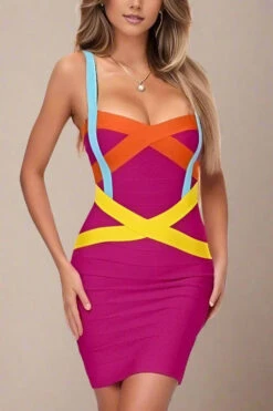 Heidi Bandage Mini Dress - Hot Pink 16 Heidi Bandage Mini Dress - Hot Pink -Bodycon Collection Shop heidi bandage mini dress hot pink bodycon collection usa aus 40389959811290