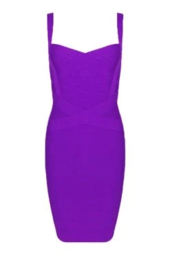 Heidi Bandage Mini Dress - Plum Purple -Bodycon Collection Shop heidi bandage mini dress plum purple bodycon collection usa aus 28523525144655