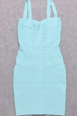 Heidi Bandage Mini Dress - Sky Blue -Bodycon Collection Shop heidi bandage mini dress sky blue bodycon collection usa aus 15855957213263