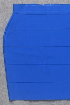 High Waist Bandage Striped Mini Skirt - Royal Blue -Bodycon Collection Shop high waist bandage striped mini skirt royal blue bodycon collection usa aus 43026063950042