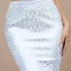 High Waist Metallic Mini Skirt - Silver -Bodycon Collection Shop high waist metallic mini skirt silver bodycon collection usa aus 42427649851610