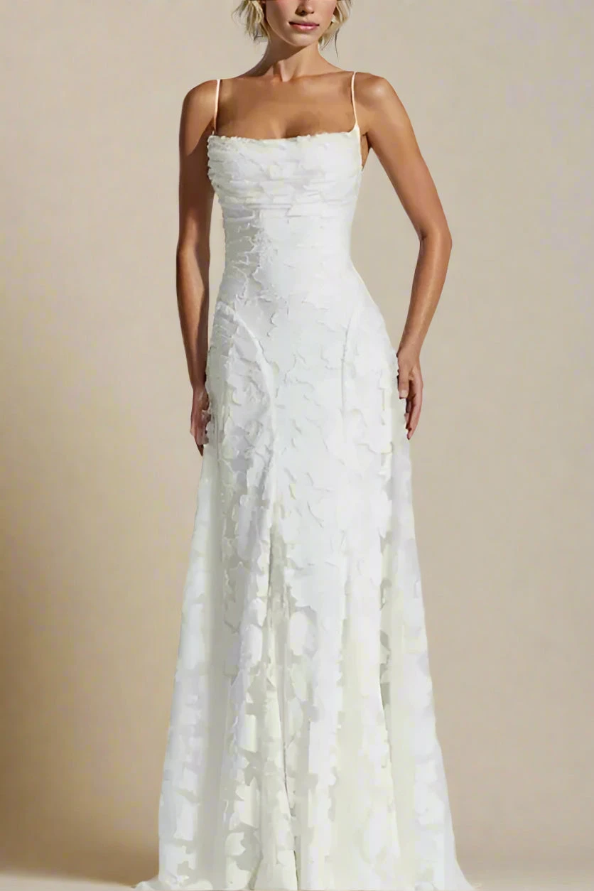 Ivy Bodycon Maxi Dress - White Pearl 5 Ivy Bodycon Maxi Dress - White Pearl - Image 3