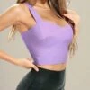 Jay Bandage Crop Top - Violet Purple 2 Jay Bandage Crop Top - Violet Purple -Bodycon Collection Shop jay bandage crop top violet purple bodycon collection usa aus 42466833432794