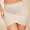 Jay High Waist Bandage Mini Skirt - Cream -Bodycon Collection Shop jay high waist bandage mini skirt cream bodycon collection usa aus 41584433332442