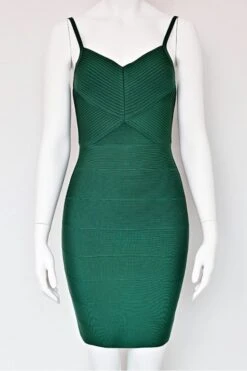 Jene Bandage Dress - Emerald Green -Bodycon Collection Shop jene bandage dress emerald green bodycon collection usa aus 42425744916698