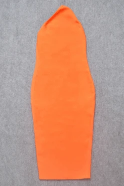 Joi Bodycon Midi Dress - Apricot Orange -Bodycon Collection Shop joi bodycon midi dress apricot orange bodycon collection usa aus 28523712053327