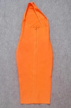 Joi Bodycon Midi Dress - Apricot Orange -Bodycon Collection Shop joi bodycon midi dress apricot orange bodycon collection usa aus 28527658008655