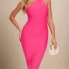 Joi Bodycon Midi Dress - Hot Pink 2 Joi Bodycon Midi Dress - Hot Pink -Bodycon Collection Shop joi bodycon midi dress hot pink bodycon collection usa aus 41839054717146