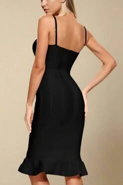 Joy Bandage Midi Dress - Classic Black 14 Joy Bandage Midi Dress - Classic Black -Bodycon Collection Shop joy bandage midi dress classic black bodycon collection usa aus 42407360692442