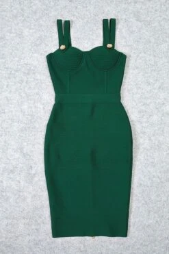 Kate Bandage Dress - Emerald Green -Bodycon Collection Shop kate bandage dress emerald green bodycon collection usa aus 36666381730010