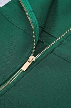 Kate Bandage Dress - Emerald Green -Bodycon Collection Shop kate bandage dress emerald green bodycon collection usa aus 36666381893850