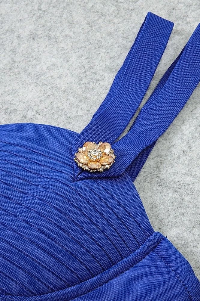 Kate Bandage Dress - Royal Blue 9 Kate Bandage Dress - Royal Blue - Image 7