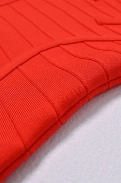 Kendall Bandage Midi Dress - Lipstick Red -Bodycon Collection Shop kendall bandage midi dress lipstick red bodycon collection usa aus 1175927641