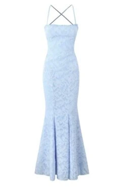 Kora Bodycon Maxi Dress - Baby Blue -Bodycon Collection Shop kora bodycon maxi dress baby blue bodycon collection usa aus 1152540562