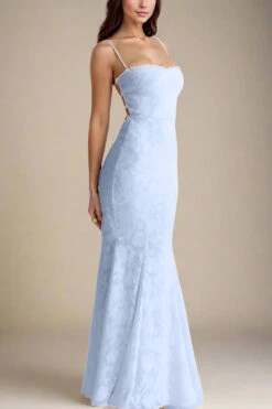 Kora Bodycon Maxi Dress - Baby Blue -Bodycon Collection Shop kora bodycon maxi dress baby blue bodycon collection usa aus 1152540563