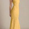 Kora Bodycon Maxi Dress - Lemon Yellow -Bodycon Collection Shop kora bodycon maxi dress lemon yellow bodycon collection usa aus 1152540558