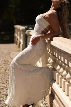 Kora Bodycon Maxi Dress - Lemon Yellow -Bodycon Collection Shop kora bodycon maxi dress pearl white bodycon collection usa aus 44603928379610 2