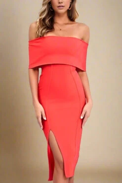 Kristina Bodycon Dress Dress - Lipstick Red -Bodycon Collection Shop kristina bodycon dress dress lipstick red bodycon collection usa aus 42323793248474