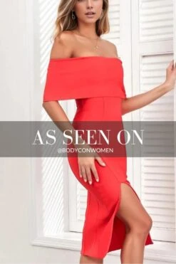 Kristina Bodycon Dress Dress - Lipstick Red -Bodycon Collection Shop kristina bodycon dress dress lipstick red bodycon collection usa aus 42323793346778