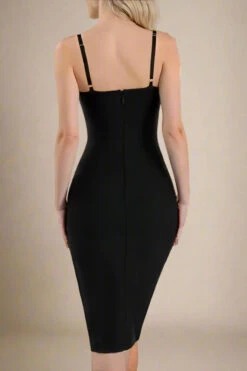 Larissa Bodycon Dress - Classic Black -Bodycon Collection Shop larissa bodycon dress classic black bodycon collection usa aus 1176075759