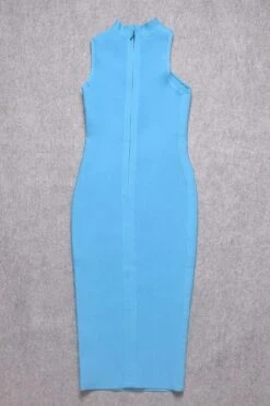 Layla Bandage Midi Dress - Sky Blue -Bodycon Collection Shop layla bandage midi dress sky blue bodycon collection usa aus 28526086815823
