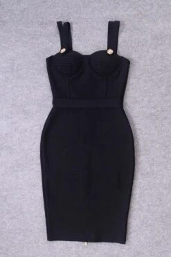 Kate Bandage Dress - Classic Black -Bodycon Collection Shop lbd kate bandage dress classic black bodycon collection usa aus 28662102458447