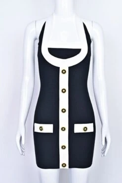 Leone Bandage Mini Dress - Classic Black -Bodycon Collection Shop leone bandage mini dress classic black bodycon collection usa aus 1176051592