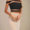 Lexia Bandage Crop Top - Classic Black -Bodycon Collection Shop lexia bandage crop top classic black bodycon collection usa aus 41391635267802