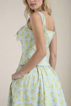 Livia Top And Midi Skirt Set - Sky Blue -Bodycon Collection Shop livia top and midi skirt set sky blue bodycon collection usa aus 1174421227