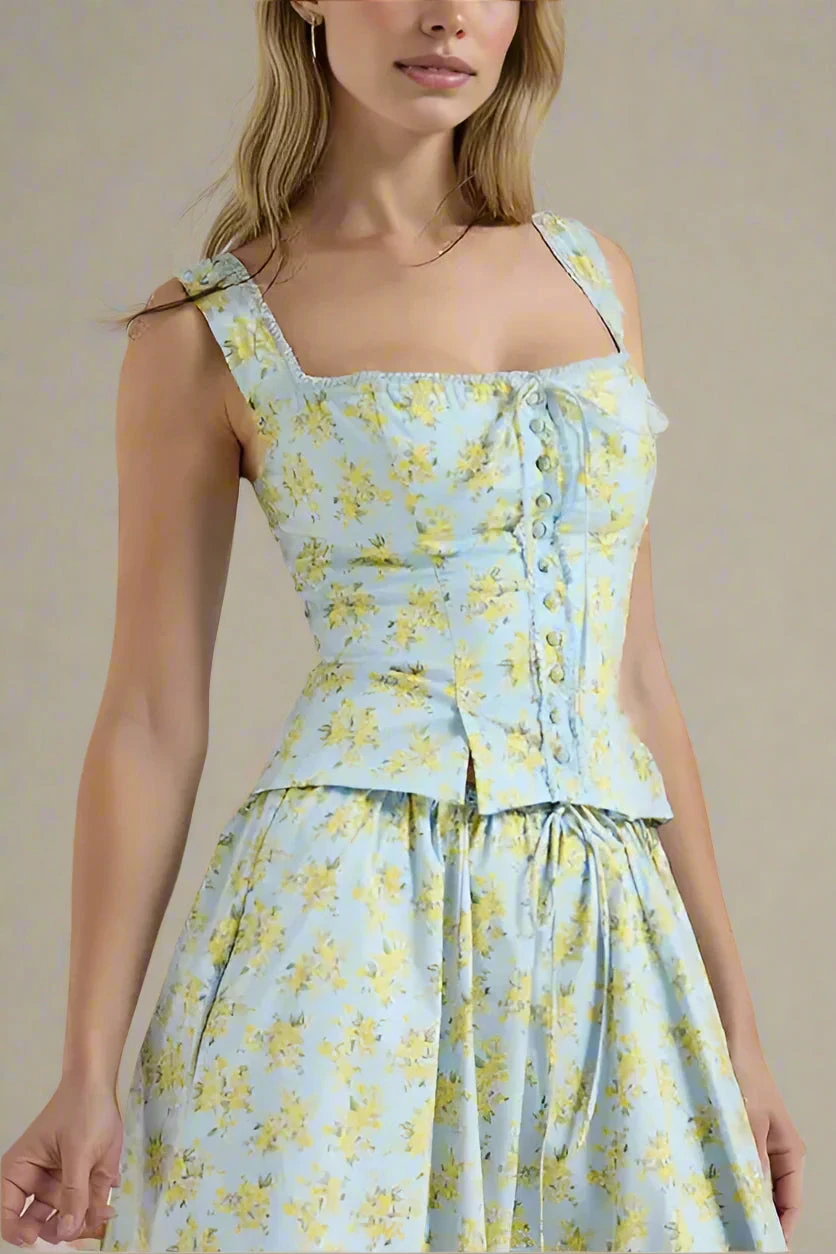 Livia Top - Sky Blue 3 Livia Top - Sky Blue