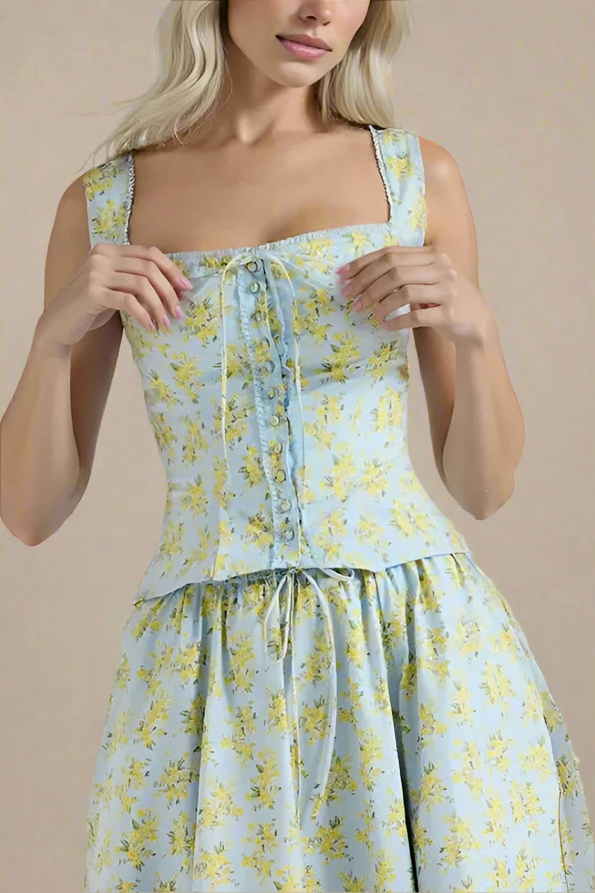 Livia Top - Sky Blue 5 Livia Top - Sky Blue - Image 3