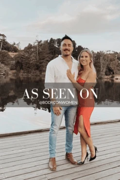 Luna Bodycon Dress - Lipstick Red -Bodycon Collection Shop luna bodycon dress lipstick red bodycon collection usa aus 40557468451034