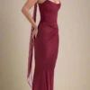 Margot Wrap Top And Maxi Skirt Outfit Set - Red Wine -Bodycon Collection Shop margot wrap top and maxi skirt outfit set red wine bodycon collection usa aus 44605277372634