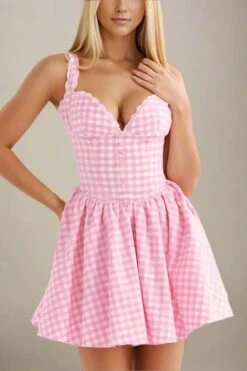 Mari Bodycon Mini Dress - Blush Pink -Bodycon Collection Shop mari bodycon mini dress blush pink bodycon collection usa aus 44035658514650