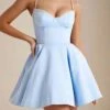 Mavis Mini Dress - Baby Blue