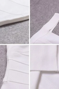 Maya Bandage Mini Dress - White Pearl 15 Maya Bandage Mini Dress - White Pearl -Bodycon Collection Shop maya bandage mini dress pearl white bodycon collection usa aus 36979304071386