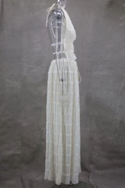 Meryl Top And Maxi Skirt Set - Cream -Bodycon Collection Shop meryl wrap top and maxi skirt set cream bodycon collection usa aus 1168047172