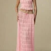 Meryl Top And Maxi Skirt Set - Pink Fuzz 1 Meryl Top And Maxi Skirt Set - Pink Fuzz -Bodycon Collection Shop meryl wrap top and maxi skirt set pink fuzz bodycon collection usa aus 1168047152
