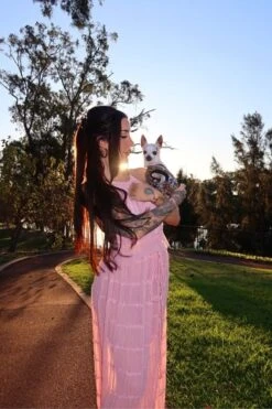 Meryl Top And Maxi Skirt Set - Pink Fuzz -Bodycon Collection Shop meryl wrap top and maxi skirt set pink fuzz bodycon collection usa aus 1177091037