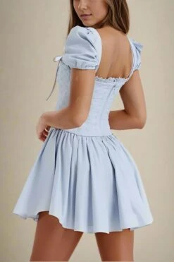 Bodycon Collection Shop -Bodycon Collection Shop misty bodycon mini dress baby blue bodycon collection usa aus 43829029961946