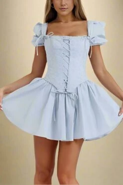 Misty Bodycon Mini Dress - Baby Blue -Bodycon Collection Shop misty bodycon mini dress baby blue bodycon collection usa aus 43829030256858